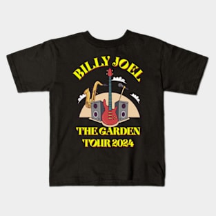 Billy Joel The Garden Tour 2024 T shirt Yelloe Kids T-Shirt